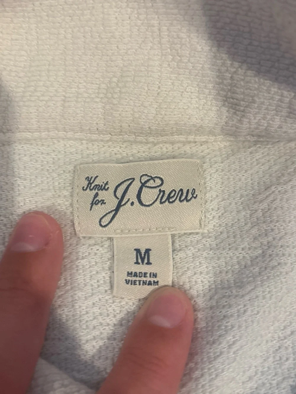 J. Crew Cream Casual Button-Down Shirt